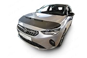 AUTO-BRA AB3-0063 CAR Hood Bra Compatible with Vauxhall Opel Corsa F Since 2019 Front End Nose Mask Bonnet Bra STONEGUARD Protector Tuning