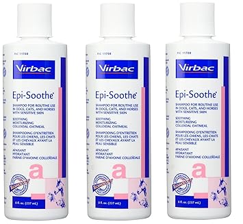 Virbac Epi-Soothe Oatmeal Shampoo, 200ml (Pack Of 3)