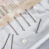 OWill 150 Pieces Bobby Pins Brown Hair Clips Storage Box Kirbys for Women view 7