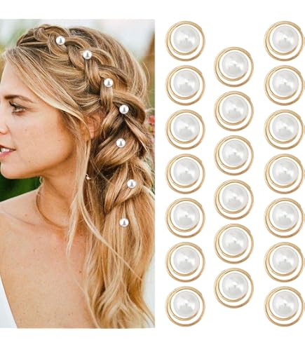 ⁹Exquisitely Elegant Feminine Pearl Hair Bobby Pins Hairpins Accessories Amazon.com : Lusofie 36Pcs Hair Pins with Pearls for Women  main image 4