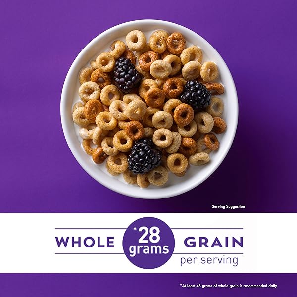 MULTI GRAIN CHEERIOS, HEART HEALTHY BREAKFAST CEREAL, LARGE SIZE, 12 OZ