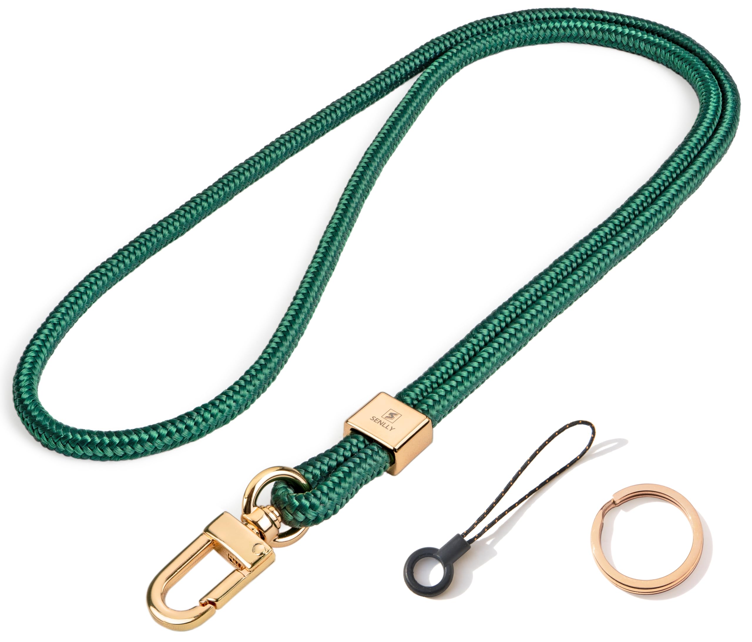 SENLLY Neck Lanyard Strap for Keys, Original Minimalist Design KeyChain and ID Badge Holder