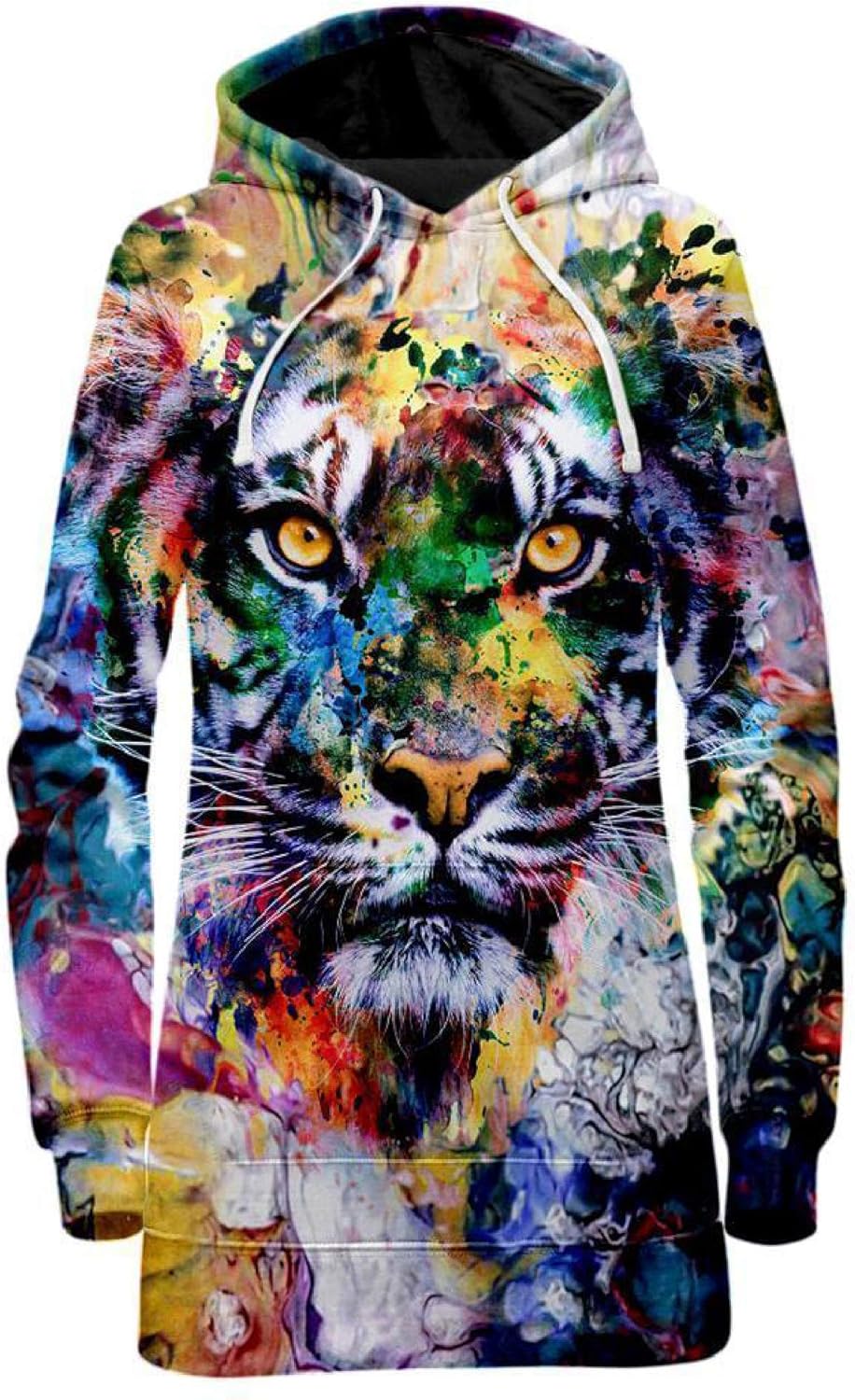 hoodie with tiger on back