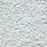 5mm Cup Sequins Opaque Glossy Bridal Snow White Made in USA