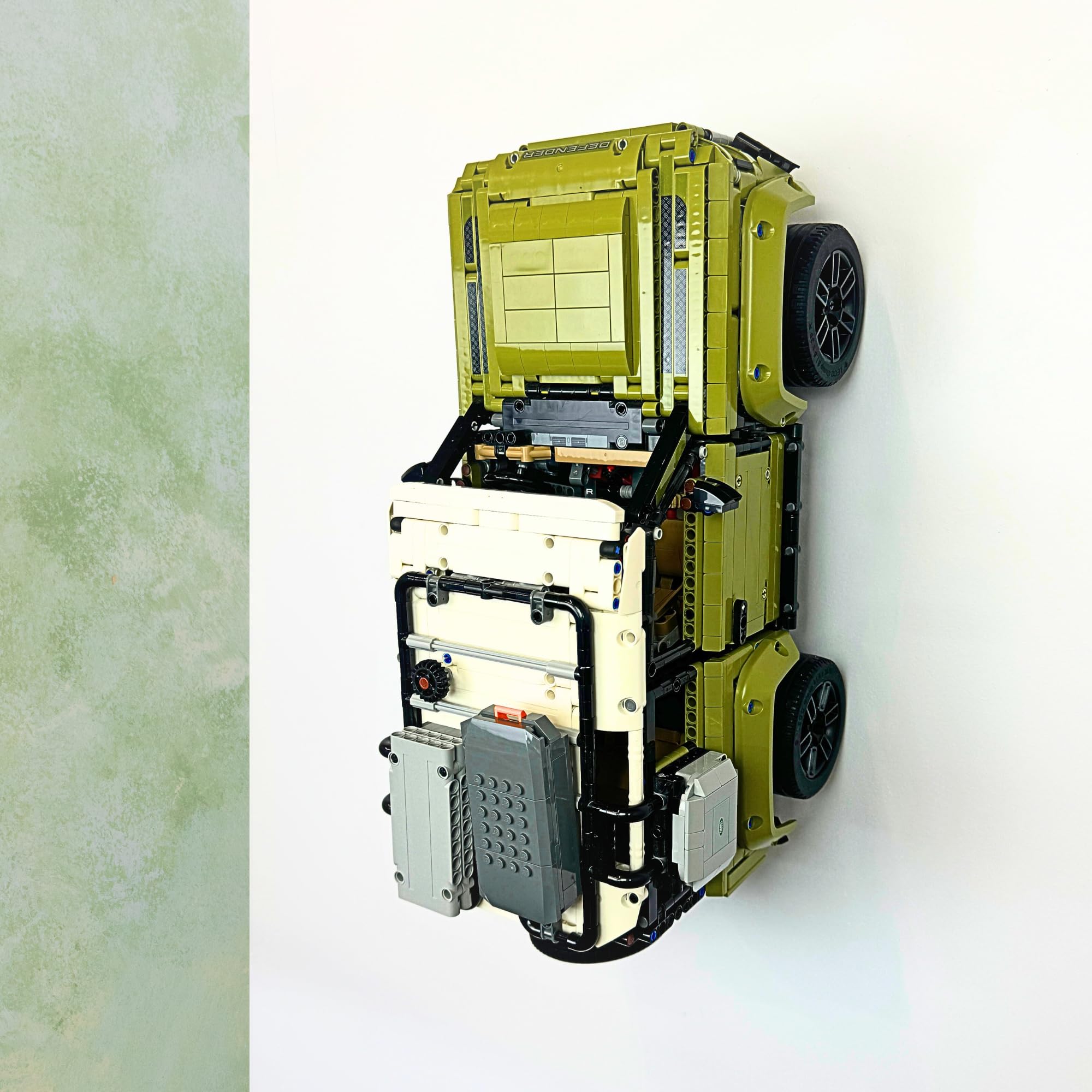 Brickify Wall Mount Hook Compatible With Lego Technic Land Rover Defender 42110 - Manufactured in the UK - Car NOT Included