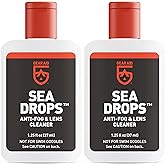 Gear AID Sea Drops Anti-Fog and Cleaner for Dive and Snorkel Masks, 1.25 fl oz