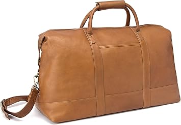 classic leather duffle bag