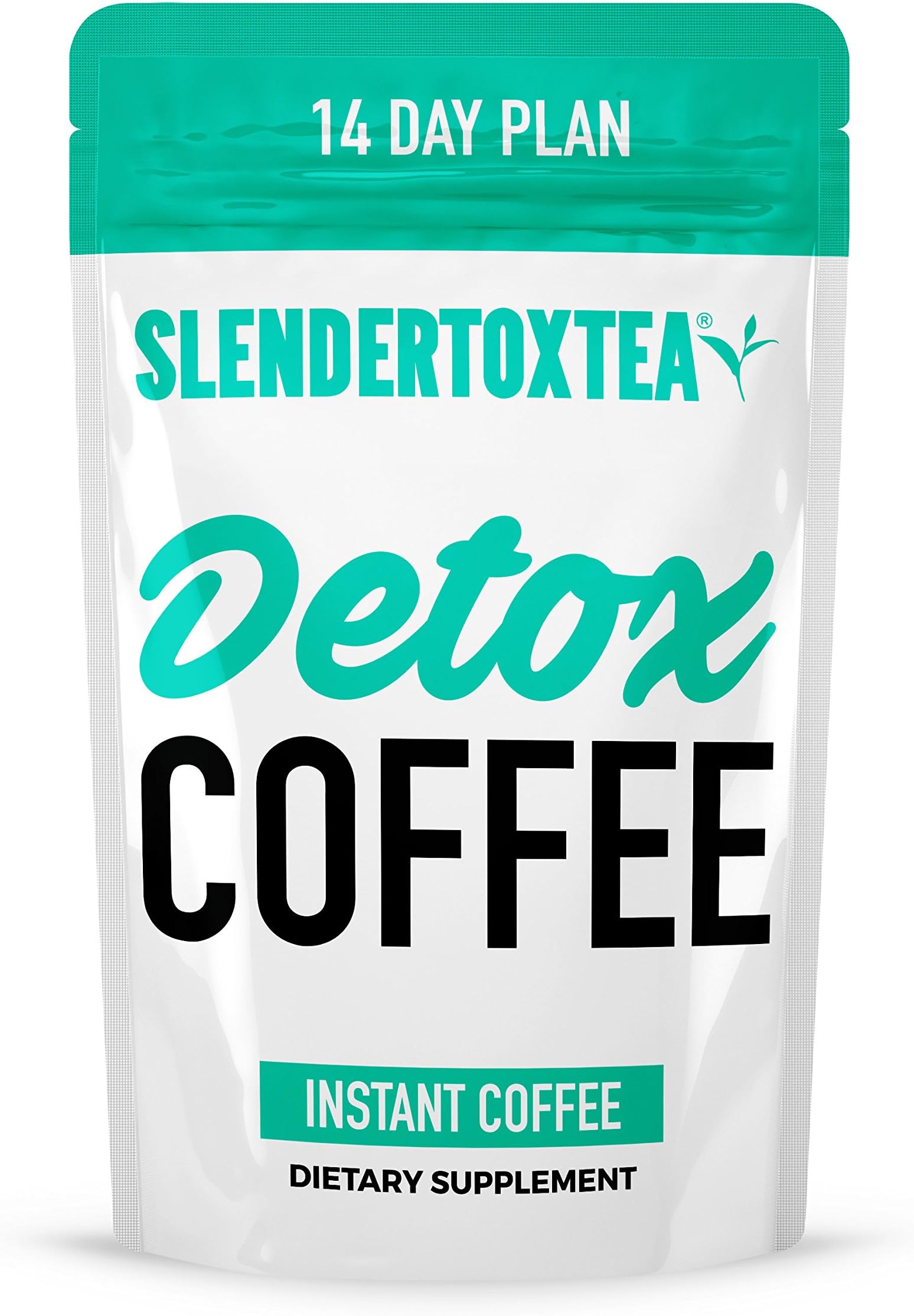 Slendertoxtea® - 14 Day Instant Detox Coffee (140g) [Detox Coffee, Slimming Coffee, Slim Coffee, Skinny Coffee]