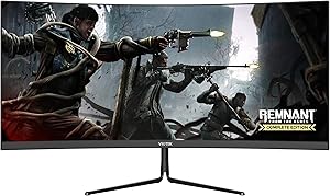 VIOTEK GNV29CB Ultrawide Curved 29-Inch Gaming Monitor | 120Hz UWFHD 21:9 w/Immersive 1200R VA Panel | FreeSync, G-SYNC-Compatible | 3-Year Warranty, 0-Tolerance Dead Pixel Policy (VESA)