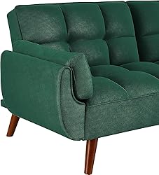 ERYE Upholstered Futon Daybed Loveseat Sofa