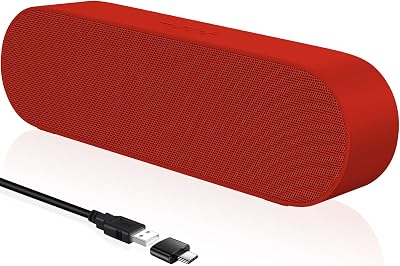 YYV USB Computer Speakers Portable Soundbar with Volume/Mute USB Powered