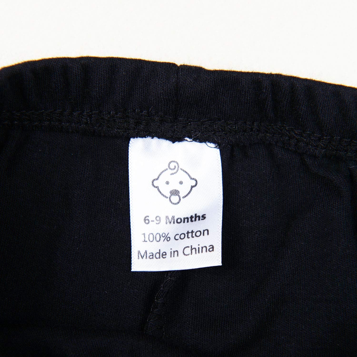 SOBOWO Solid Baby Sweatpants, Unisex Baby Toddler Cotton Crawling Pants for Newborn Boys Girls Pack of 2: Clothing