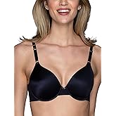 Vanity Fair Women's Full Coverage Beauty Back Smoothing Bra, 4-Way Stretch Fabric, Lightly Lined Cups up to DD