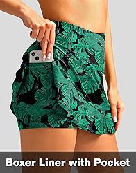 Soothfeel Women's Swim Skirt with Pocket High