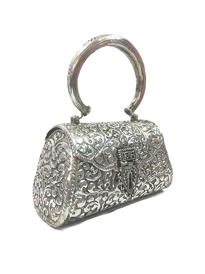 Vintage Brass metal Purse antique wallet Handmade clutch silver purse metal clutch Handbag metal bag hand purse