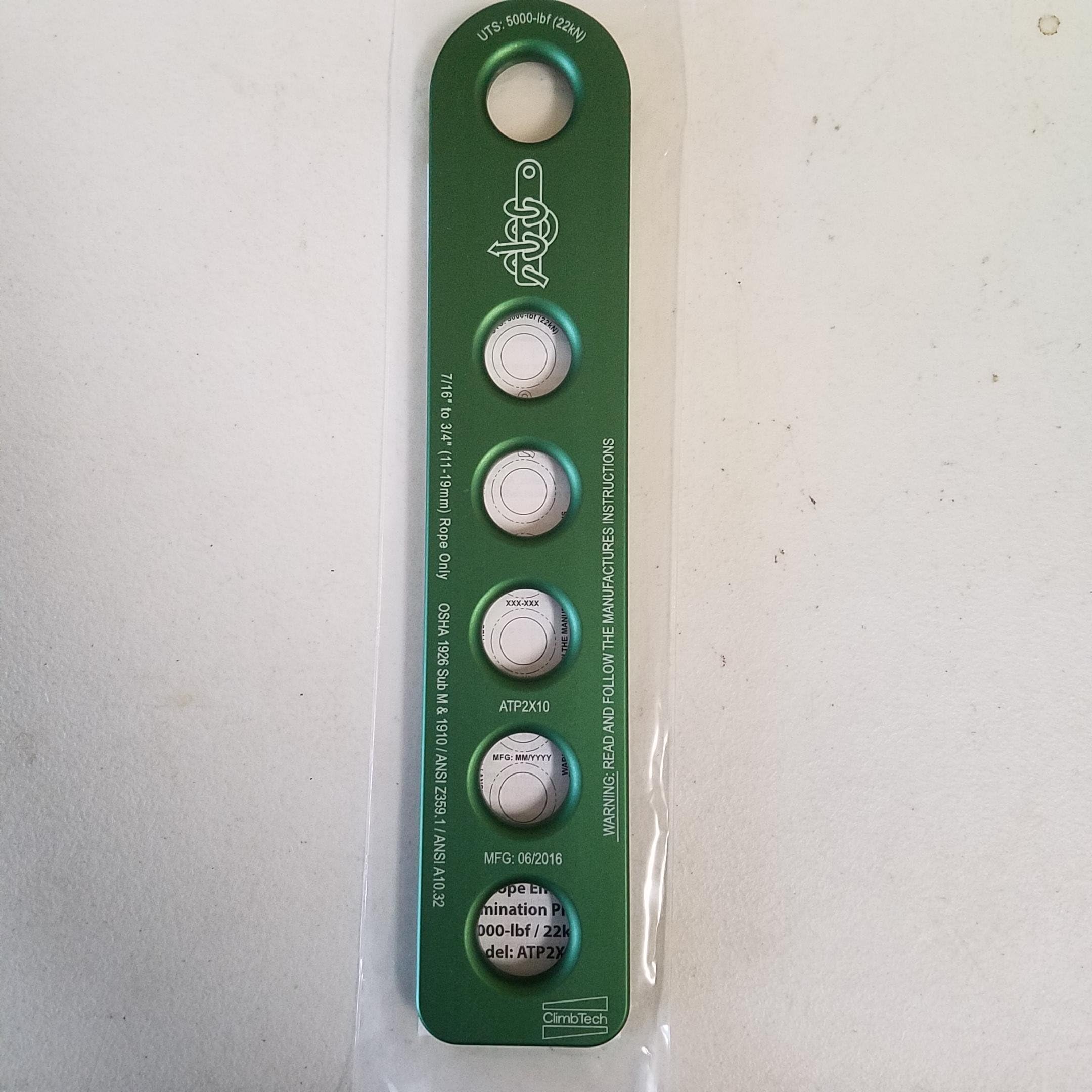 Rope End Termination Plate Connector