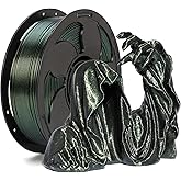 Chameleon Opal Gold Green 1.75mm PLA Filament with Glitter Sparkle, Metallic Color Change PLA Filament 1kg (2.2lbs) Spool Perfectly Hide The Layer Line