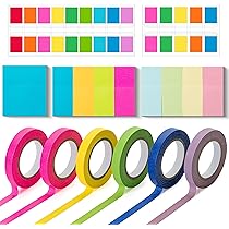 Mr. Pen- Sticky Index Tabs, 240 Pcs, Pastel Sticky Tabs For Notebooks