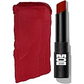 MOB Beauty Soft Matte Lipstick Redemption – Muted Merlot Red | Weightless, One-Swipe Color Infused with Skincare | Vegan, Silicone-Free, Cruelty-Free Formula in a Biodegradable Capsule