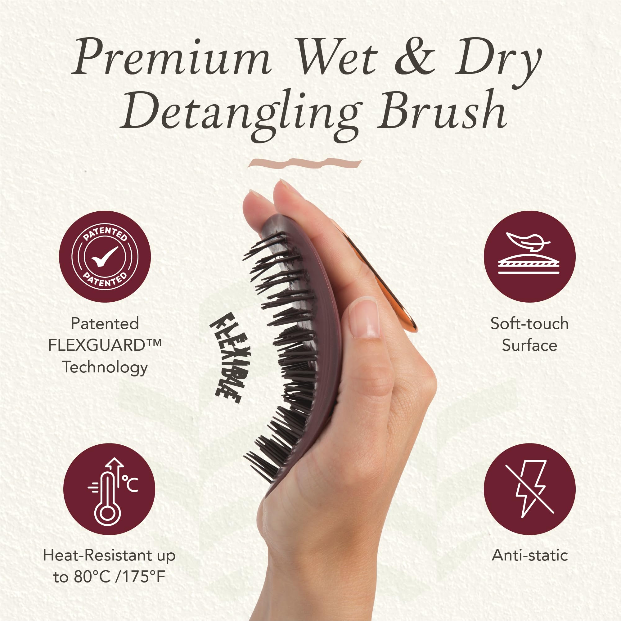 Manta Anti Breakage Hair Brush