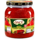 &Ouml;NC&Uuml; Mild Red Pepper Paste, 100% Natural, Traditional Turkish Pepper Paste, High Brix Concentrate, No Preservatives, Rich Flavor, 1650g (3.6 lb)