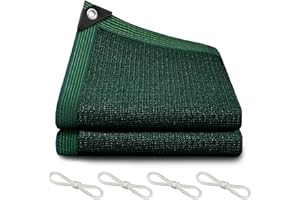 Glieskir 90% Blackish Green Shade Cloth for Garden, 6.5x10FT Resistant Garden Sun Shade Net, Durable Mesh Shade Tarp with Reinforced Grommets for Greenhouse, Plant, Chicken Coop, Pergola, Canopy