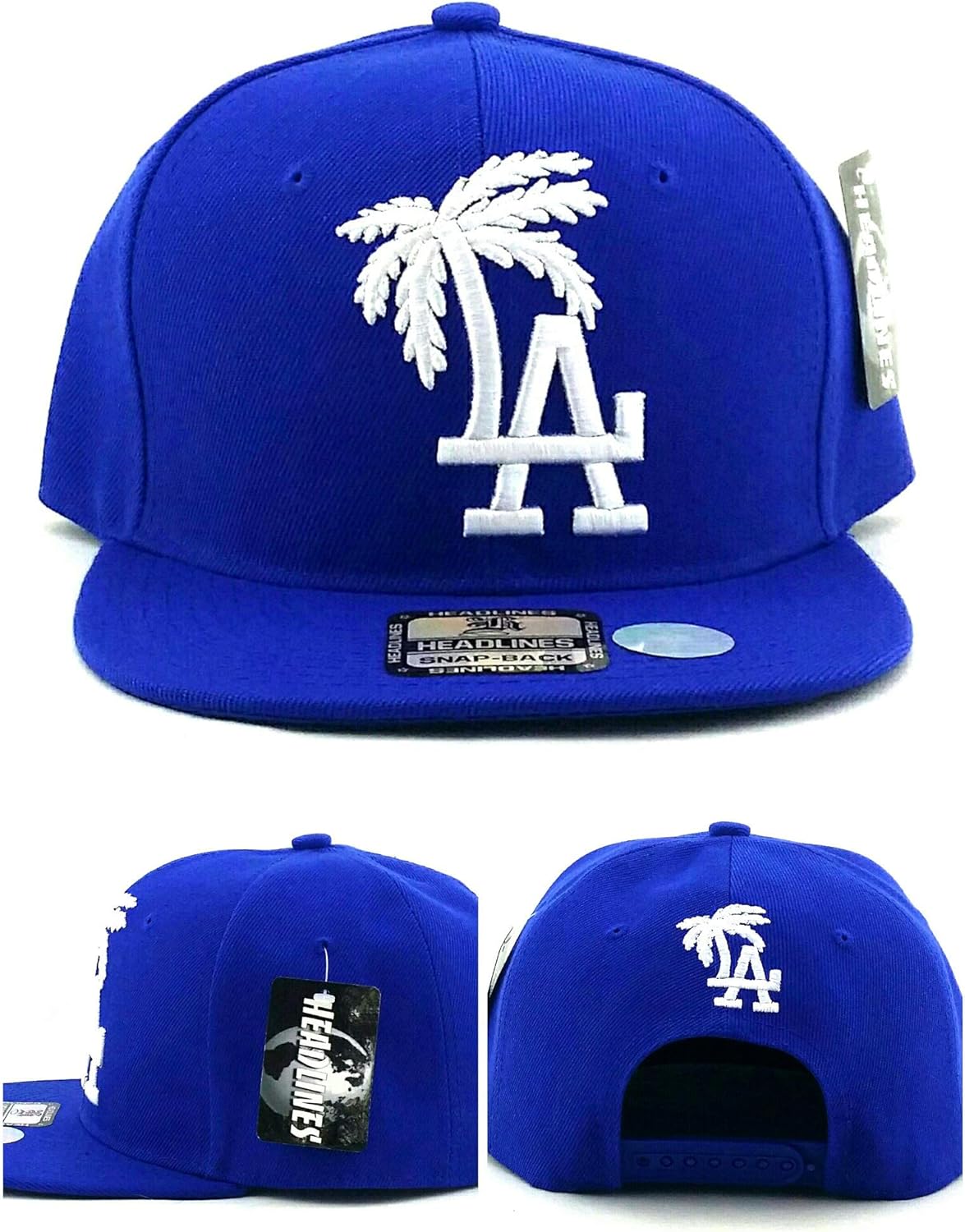 blue la snapback hat