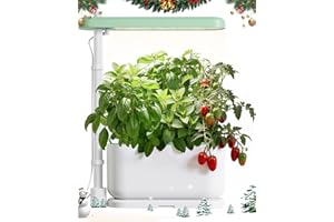 SUNCOZE Hydroponics Growing System Kit with 3 Pods – Full Spectrum LED Grow Light, Adjustable Height Indoor Herb Garden, Educational-Ready Hydroponic System for Kids and Beginners，Gardening Gifts