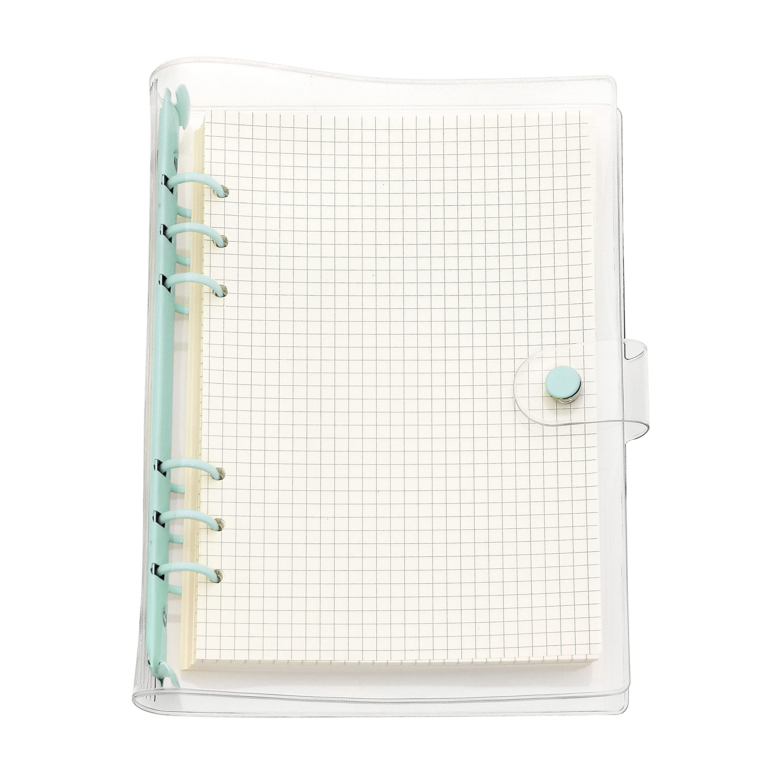 A6 A5 6-Holes Colorful PVC Cover Round Ring View Binder with Snap Button Closure File Folder (Holiday, A5 mini Set) — image 1