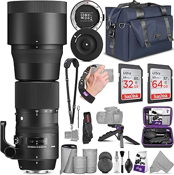 Amazon Com Sigma 150 600mm 5 6 3 Contemporary Dg Os Hsm Lens For Nikon Dslr Cameras Sigma Usb Dock With Altura Photo Complete Accessory And Travel Bundle Camera Photo