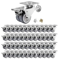 ASHGOOB Caster Wheels, 2inch Casters Set of 48