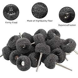 100 PCS Abrasive Buffing Wheels,1 Inch Buffing