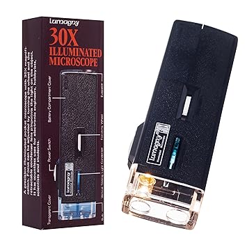 Amazon.com: Lumagny MP10 10X Illuminated Pocket Microscope: Home ... Amazon.com: Lumagny MP10 10X Illuminated Pocket Microscope: Home ...