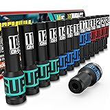 KIRXST 14-Piece 1/2" Drive Impact Socket