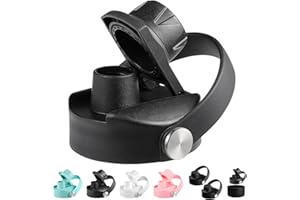 TZUOIEO Spout lid fits Hydro Flask Wide Mouth 12 16 18 20 32 40 oz, Chug lid for HydroFlask Wide Mouth Water bottle with Flexible Handle, Replacement Lids for HydroFlask Wide Mouth 32 40 oz Lid