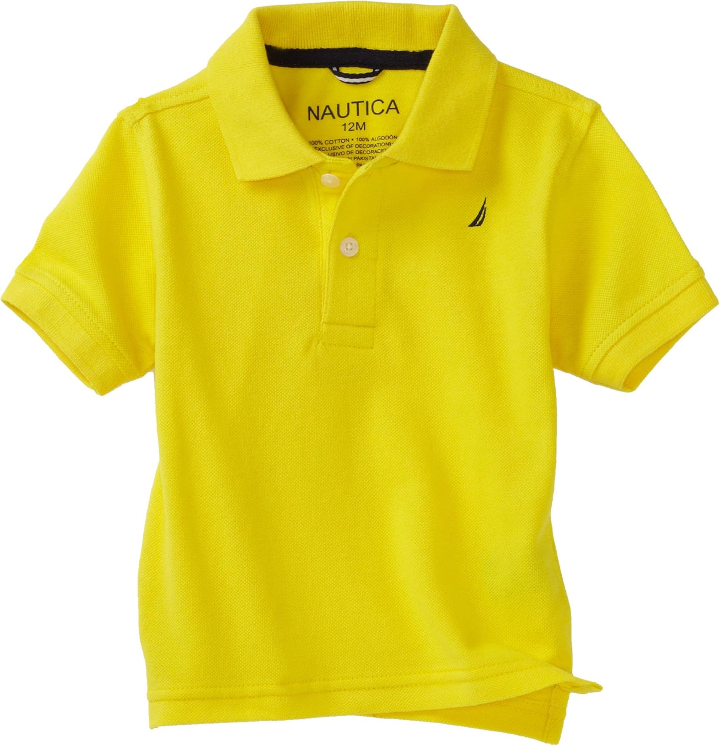 yellow nautica polo shirt