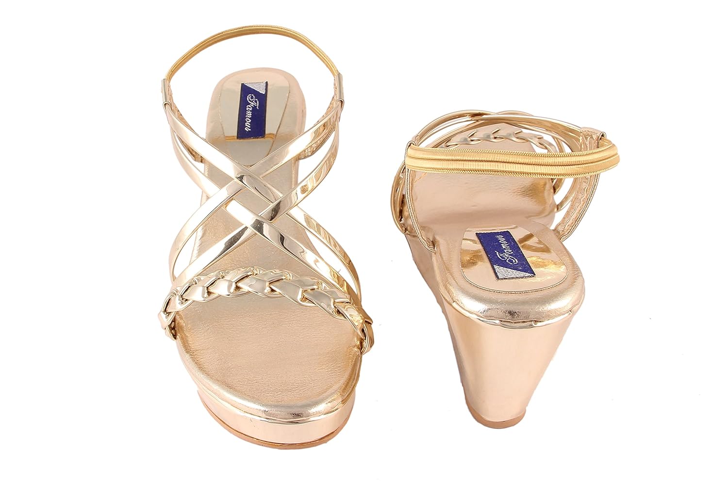 stylish party wear ethnic women girls wedges sandal