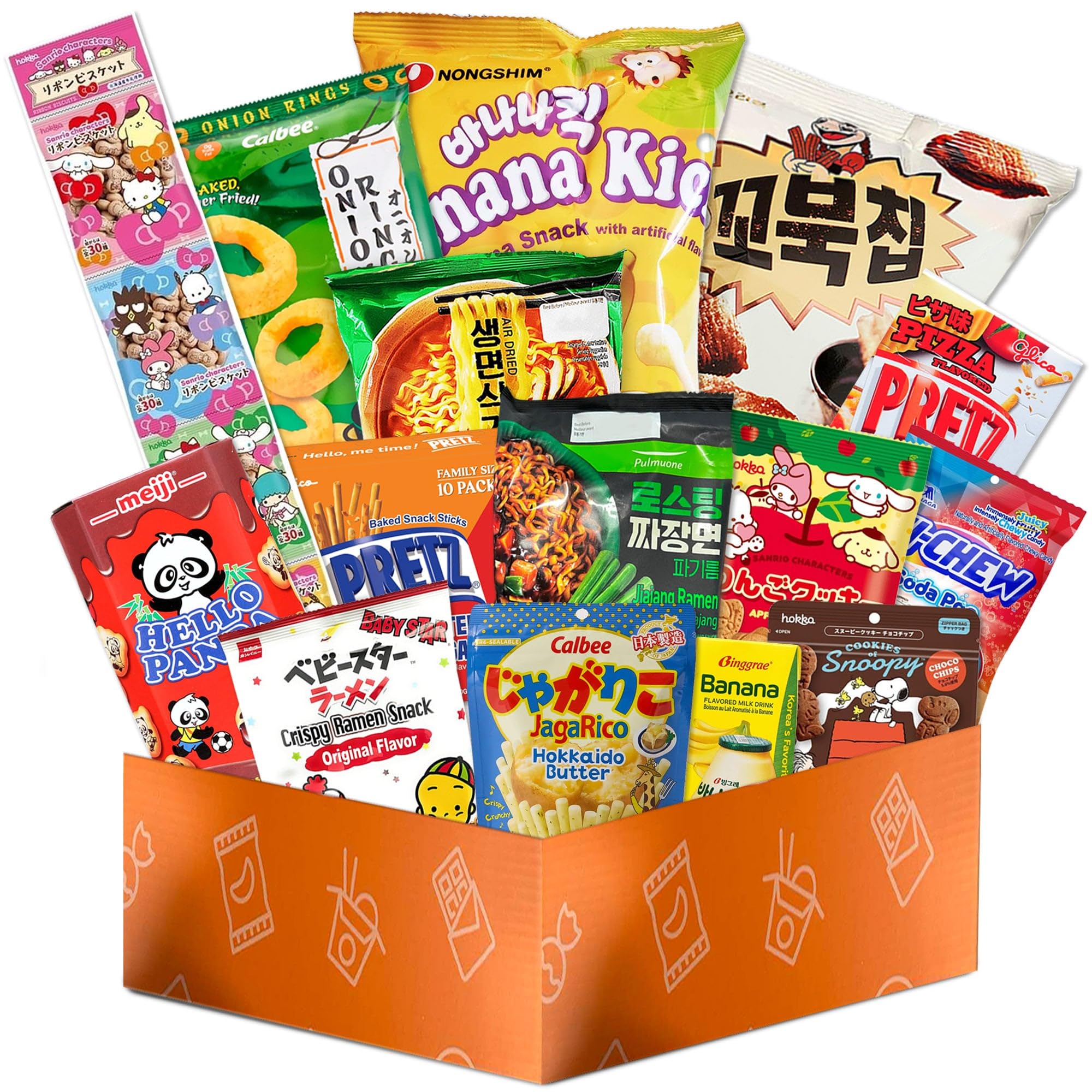 K-Munchies Asian Snacks Box - Snacks Variety Pack for Adults and