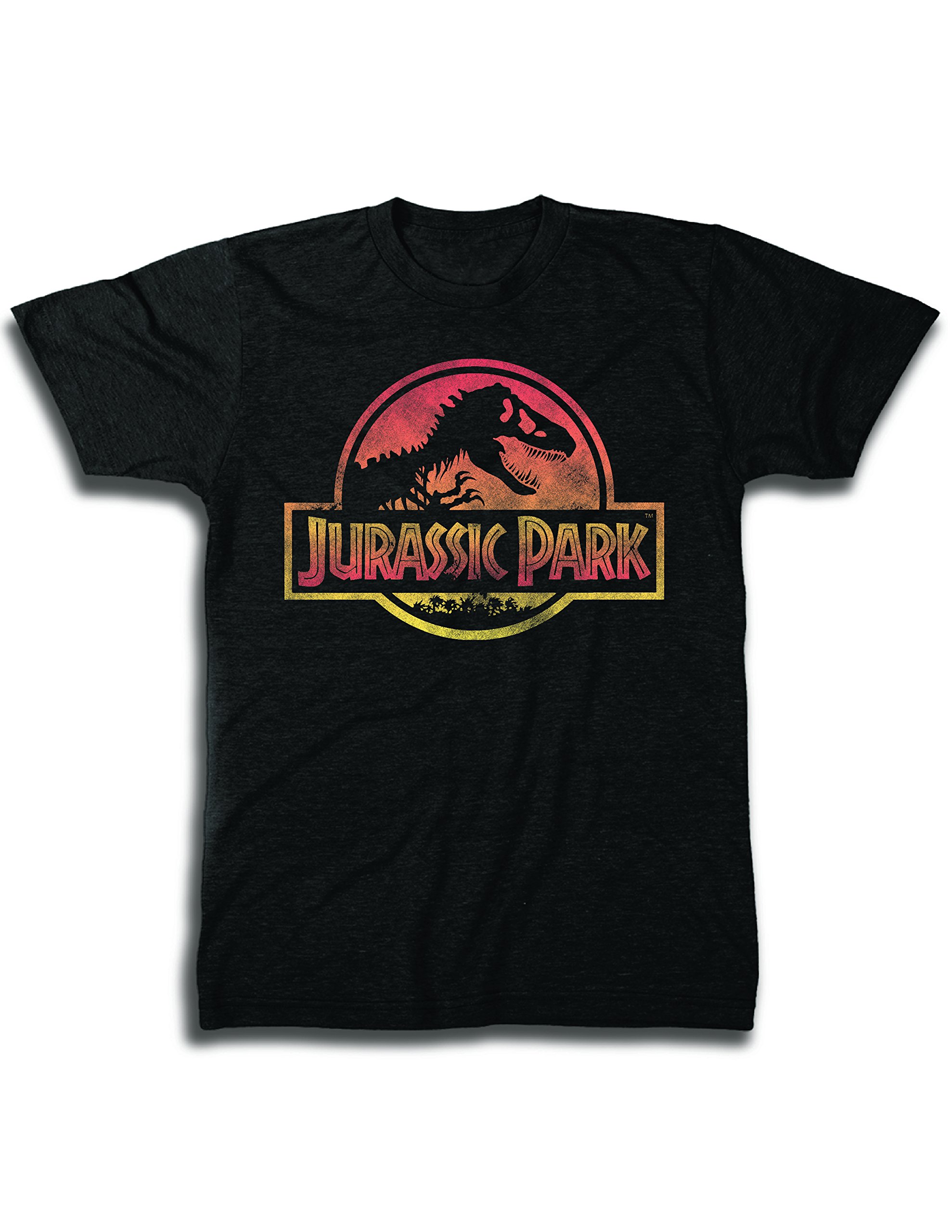 Jurassic Park Mens Logo Shirt Classic 25th Anniversary Tee - Jurassic World T-Rex Shirt