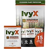 CoreTex Ivy X Pre-Contact Poison Ivy Wipes with Resealable Travel Bag - Pack of 15 Single-Use Barrier Wipes - Also Works on Poison Oak & Sumac Oils - Quick Dry & Chalk-Free Formula