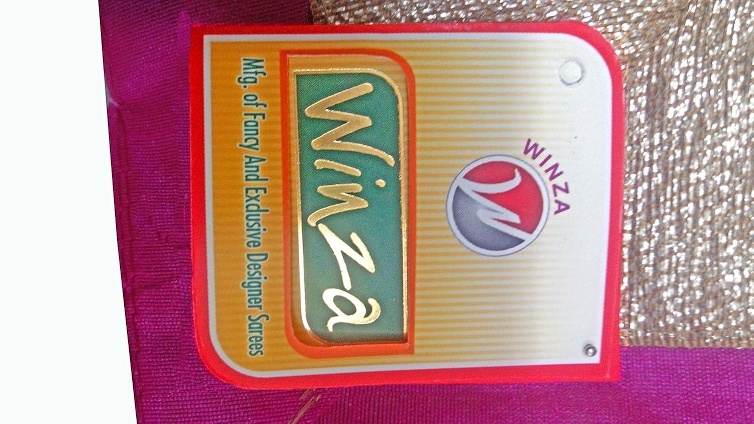 winza designer chiffon saree with blouse piece