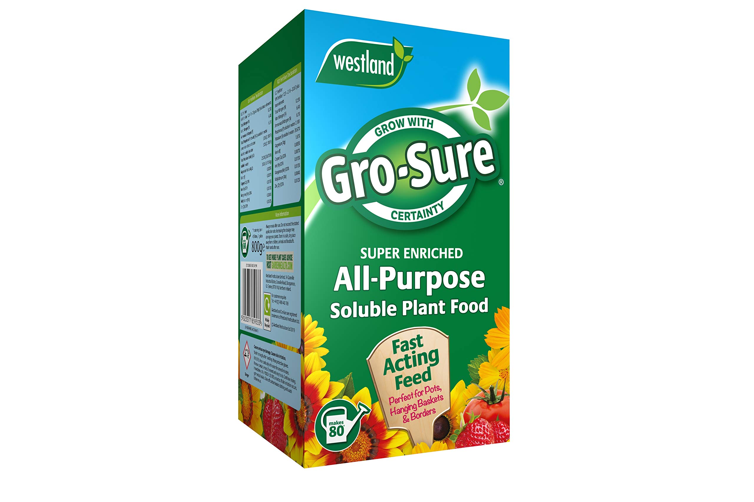 Gro-Sure All Purpose Soluble Plant Food, 800 g