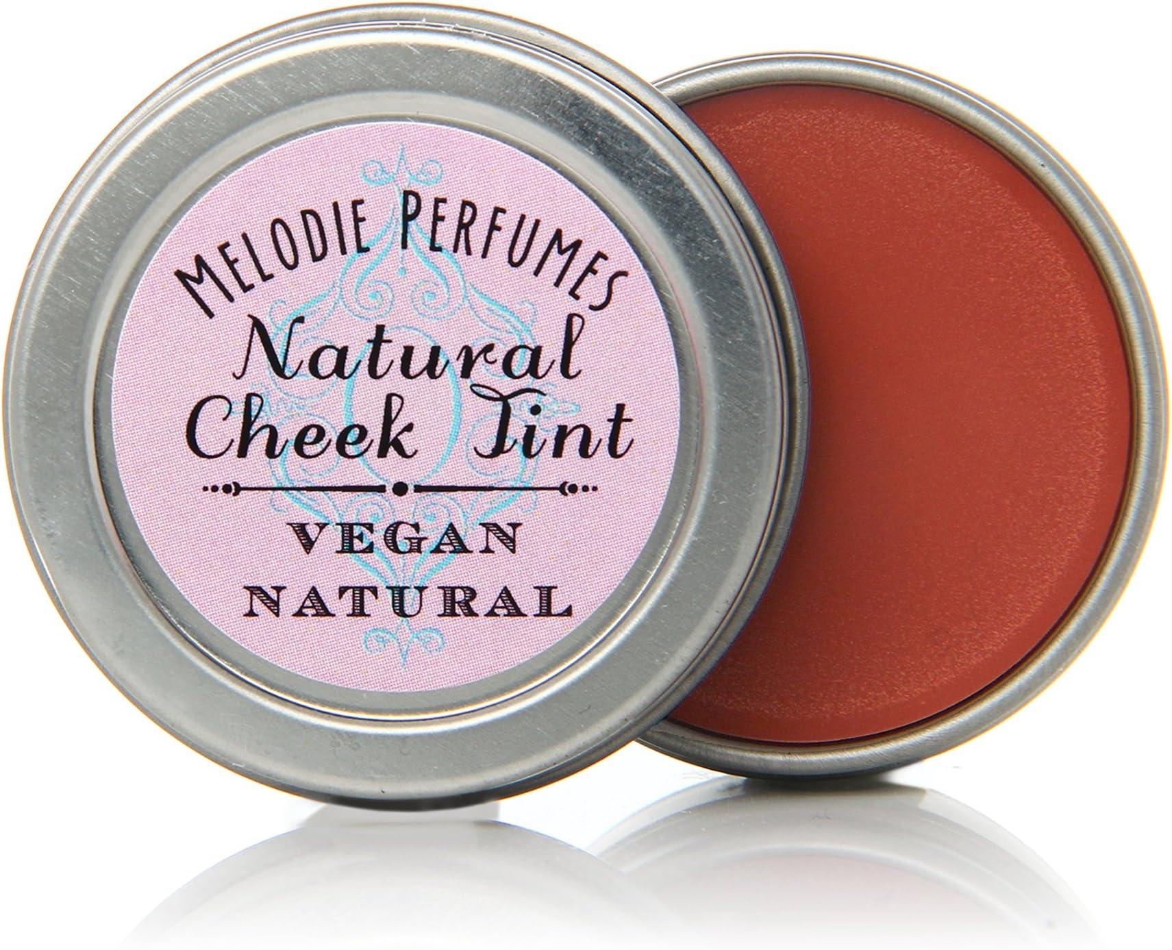 Melodie Perfumes Natural Lip and cheek tint for women. Vegan, Beet free, paraben free, mineral oil free, dye fee, earth colorants.50 oz