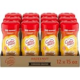 Nestle Coffee mate Coffee Creamer, Hazelnut, Non Dairy Powder Creamer, 15 oz Canister (Pack of 12)