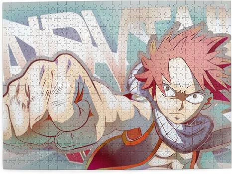 Amazon Co Jp フェアリーテイル パズル ナツ ルーシィ ハッピー キャラクター 印刷 Fairy Tail 木製ジグソー 初心者向け 漫画 萌えグッズ 部屋飾り物 子供 大人 プレゼント 300 500 1000ピース ホーム キッチン