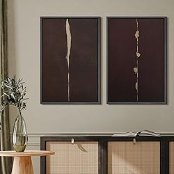 MUDECOR Framed Canvas Print Wall Art Set Gold Line
