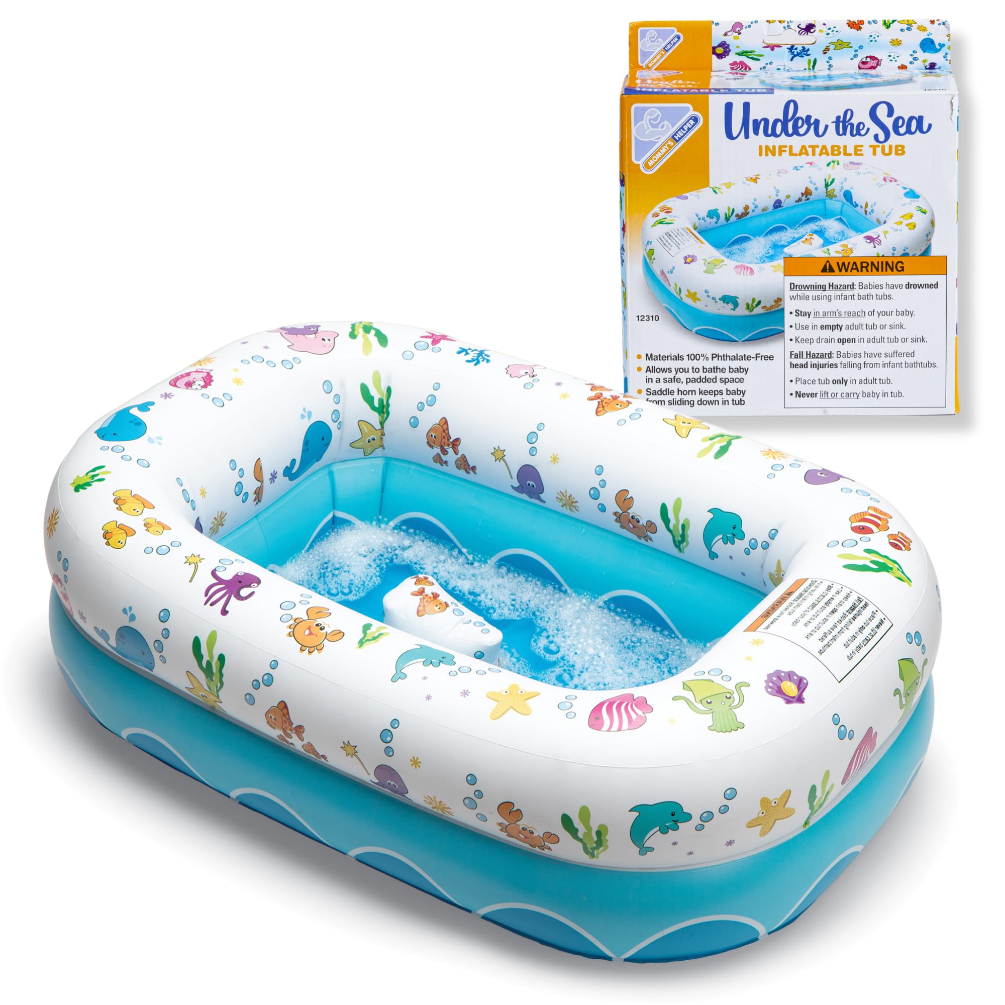 Amazon Inflatable Baby Bath Seat StarAndDaisy Automatic Swimming Pool  Wireless Inflatable (Fish Print