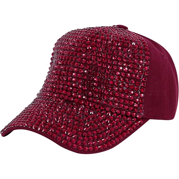 Amazon.com: Gumney Luxury Rhinestone Sequin Baseball Hat  display picture 3