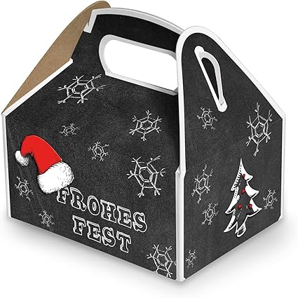 Regali Di Natale Per Clienti.5 Piccolo Nero Bianco Rosso Scatole Regalo Scatole Regalo A Natale 9 X 12 X 6