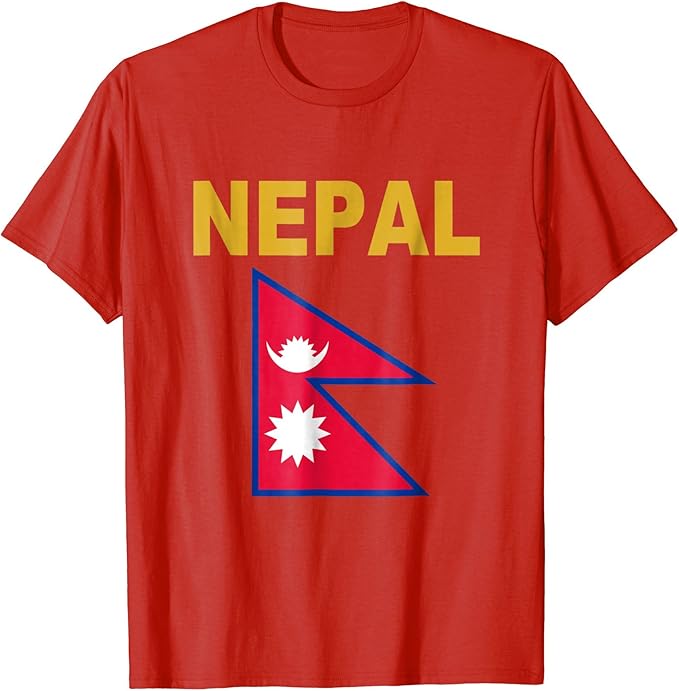 Nepal Flag TShirt Cool Nepalese Flags Gift Top Tee Clothing